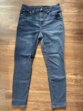 J.Crew 10” High-Rise Toothpick Jeans | Dark Wash Skinny Stretch Denim size 29